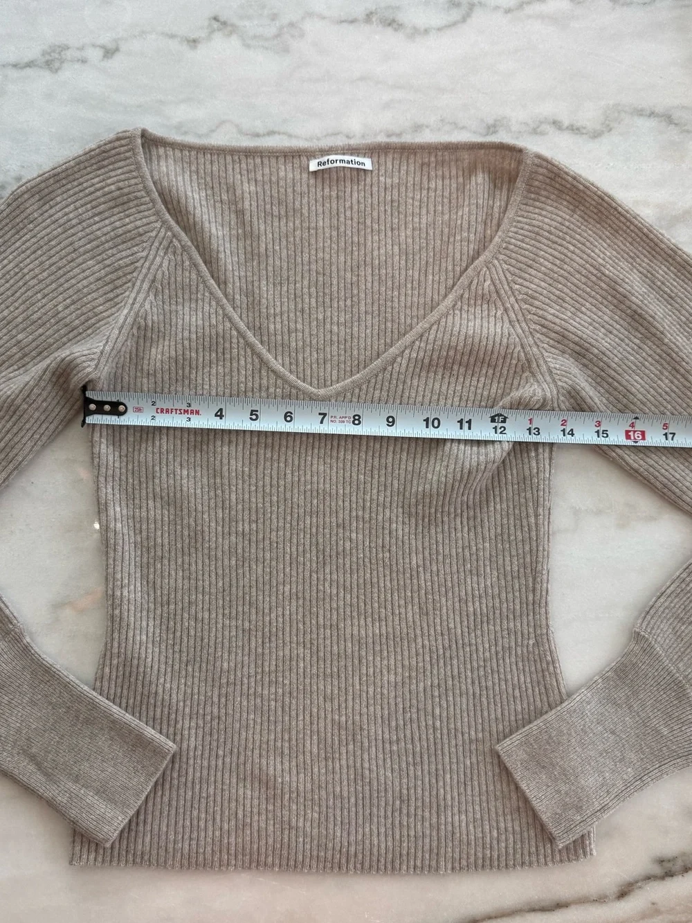 Reformation Hart Cashmere Sweater 100% Cashmere Women Size M